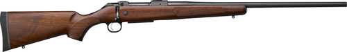 CZ-USA CZ 600 Bolt Action Rifle .223 Remington 24" Barrel (1)-4Rd Lockable Detachable Magazine Drilled & Tapped Laser Ckeckered Walnut Stock Black Finish