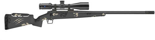 Fierce Firearms Carbon Rival FP Bolt Action Rifle .28 <span style="font-weight:bolder; ">Nosler</span> 26" Barrel 3 Round Capacity Trophy Camouflage Carbon Fiber Stock Midnight Bronze Cerakote Finish