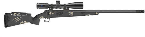 Fierce Firearms Carbon Rival FP Bolt Action Rifle .28 Nosler 26" Barrel 3 Round Capacity Trophy Camouflage Carbon Fiber Stock Midnight Bronze Cerakote Finish