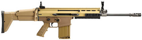 FN America SCAR 17s NRCH Semi-Automatic Rifle 7.62x51mm NATO 16.25" Barrel (1)-20Rd Magazine Adjustable Sights Telescoping Side Folding Stock Flat Dark Earth Finish