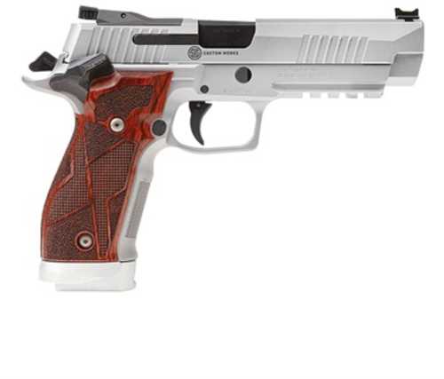 Sig Sauer P226 X-Five Classic Semi-Automatic Pistol 9mm Luger 5" Barrel (3)-10Rd Magazines Fiber Optic Front Sight Wood Grips Silver Finish