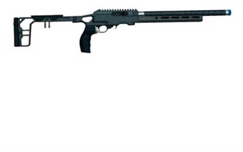 Grey Birch Solutions Foundation LDR Semi-Automatic Rifle .22 Long Rifle 16.1" Barrel (1)-10Rd Magazine Adjustable Aluminum Stock Gray Finish