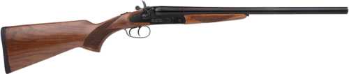 Armscor|Rock Island Armory RSS Break Open Side By Side Shotgun 12 Gauge 3" Chamber 24" Barrel 2 Round Capacity Smooth Bore/Contoured Walnut Stock Black Finish