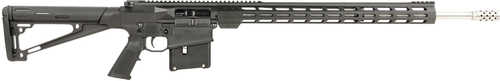 Great Lakes Firearms AR-10 Semi-Automatic Rifle 7mm Remington Magnum 24" Barrel (1)-5Rd Magazine Fixed Hogue OverMolded Synthetic Stock Black Finish