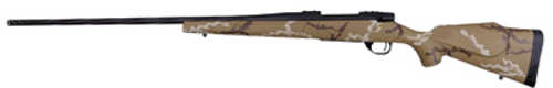 Weatherby Vanguard Outfitter Bolt Action Rifle .223 Remington 24" Barrel 5 Round Capacity Brown and White Hand Sponge Paint Monte Carlo Stock Graphite Black Cerakote Finish