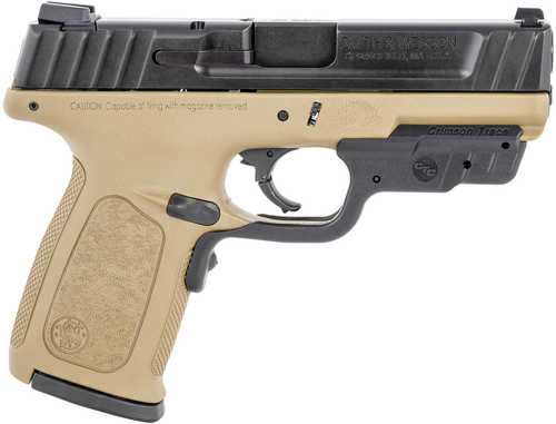 Smith & Wesson SD40 Semi-auto Pistol 9mm Luger 4" Barrel 1-14Rd Mag Aggressive Textured Flat Dark Earth Polymer Grips