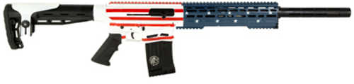 Used Garaysar Fear 116 Semi-Automatic Shotgun 12 Gauge 3" Chamber 20" Barrel 4 Round Capacity American Flag Finish