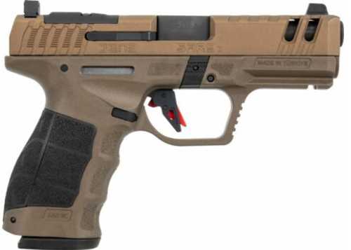 SAR USA SAR9C Compact Semi-Automatic Pistol 9mm Luger 4" Barrel (2)-15Rd Magazines Fixed Sights Bronze Polymer Finish