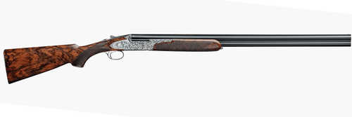 Rizzini Grand Regal Extra Break Open Over/Under Shotgun 20 Gauge 2.75" Chamber 29" Barrel 2 Round Capacity Engraved Game Scene Steel Receiver Walnut Stock Black Finish