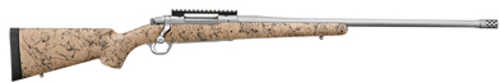 Ruger Hawkeye FTW Hunter Bolt Action Rifle 7MM PRC 24" Barrel 3 Round Capacity HS Precision Tan And Black Synthetic Speckled Stock Matte Stainless Finish