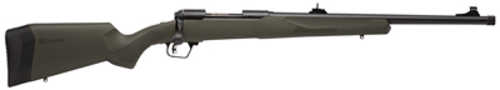 Click to see larger image. Savage Arms 110 Hog Hunter Bolt Action Rifle .400 Legend 20" Barrel (1)-3Rd Magazine Adjustable Iron Sights Dark Olive Drab Green Polymer Stock Matte Black Finish