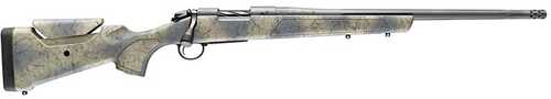 Bergara Sierra Wilderness Bolt Action Rifle .308 Winchester 20" Barrel 4 Round Capacity Wilderness Camouflage With Black Web Synthetic Stock Sniper Grey Cerakote Finish