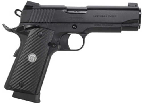 Girsan MC1911C Untouchable 1911 Semi-Automatic Pistol 9mm Luger 4.4" Barrel (1)-9Rd Magazine Ambidextrous Safety G10 Grips Black Finish