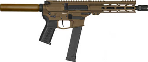 CMMG Banshee MK10 Semi-Automatic Pistol 10mm 8" Threaded Barrel (1)-30Rd Magazine ZEROED Pistol Grip Midnight Bronze Cerakote Finish