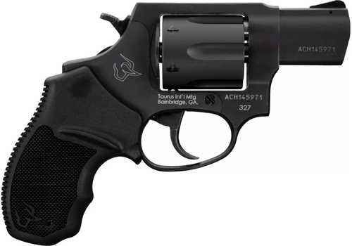 Taurus 327 TORO Double Action Only Revolver .327 Federal Magnum 3" Barrel 6 Round Capacity Fires 32H&R and 32 Long Taurus Optic Ready Option Hogue Black Rubber Grips Matte Black Finish