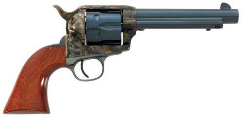 Taylor's & Company 1873 Cattleman Single Action Revolver 9mm Luger 4.75" Barrel 6 Round Capacity Charcoal Blue Triggerguard Casehardened Frame Finish