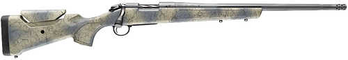 Bergara B-14 Wilderness <span style="font-weight:bolder; ">Sierra</span> Bolt Action Rifle .300 Winchester Magnum 22" Barrel 3 Round Capacity Wilderness Camo With Black Webbing Stock Sniper Gray Cerakote Finish