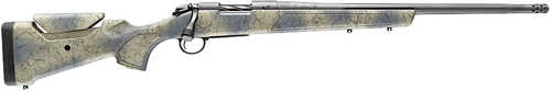 Bergara B-14 Wilderness Sierra Bolt Action Rifle .300 PRC 22" Barrel 2 Round Capacity Wilderness Camo With Black Webbing Stock Sniper Gray Cerakote Finish