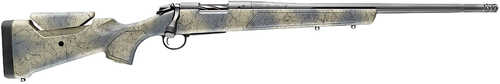 Bergara B-14 Wilderness Sierra Bolt Action Rifle .22-250 Remington 22" Barrel 4 Round Capacity Wilderness Camo With Black Webbing Stock Sniper Gray Cerakote Finish