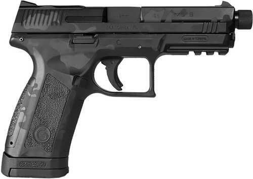 EAA Girsan MC9 Disruptor Semi-Automatic Pistol 9mm Luger 4.6" Barrel (1)-17Rd Magazine Optic Ready/Serrated Steel Slide Black Camouflage Finish