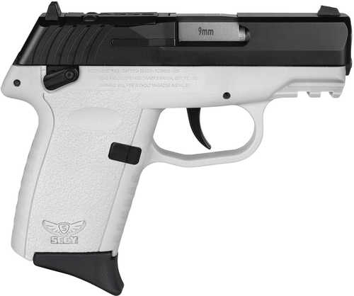 SCCY Industries CPX-1 Gen3 RDR Semi-Automatic Pistol 9mm Luger 3.1" Barrel (2)-10Rd Magazine Black Slide White Polymer Finish