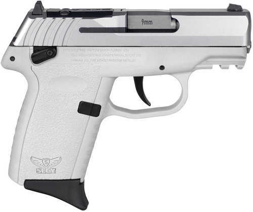 SCCY Industries CPX-2 Gen3 RD Semi-Automatic Pistol 9mm Luger 3.1" Barrel (2)-10Rd Magazine Stainless Steel Slide White Polymer Finish