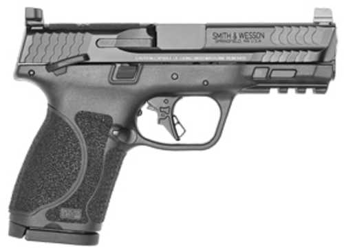 Smith & Wesson M&P M2.0 Striker Fired Compact Semi-Automatic Pistol 9mm Luger 4" Barrel (1)-10Rd Magazine Fixed Sights Optics Ready Black Armornite Finish