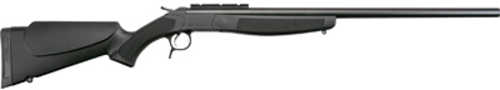Used CVA Scout Single Shot Rifle .35 Whelen 25" Fluted Barrel 1 Round Capacity Ambidextrous Hand Scope Rail Black Synthetic Stock Blued Finish