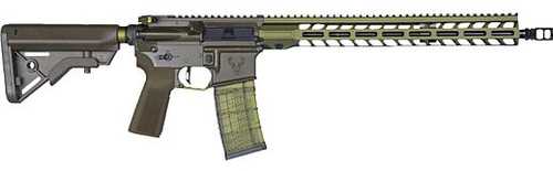 Stag Arms 15 Spectrm 1 Semi-Automatic Rifle .223 Remington/5.56mm NATO 16" Barrel (1)-30Rd Magazine B5 Bravo Stock Green Anodized Finish