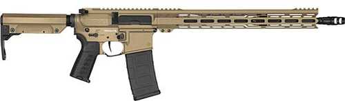 CMMG Resolute MK4 Semi-Automatic Rifle .223 Remington/5.56mm NATO 16.1" Barrel (1)-30Rd Magazine Ambidextrous Controls Cmmg Ripstock Butt Stock Coyote Tan Cerakote Finish