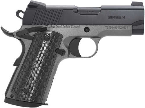 EAA Girsan SC Untouchable Sub-Compact Semi-Automatic Pistol 45 ACP 3.4" Barrel (1)-6Rd Magazine Polymer Grips Black Steel Slide Stainless Finish