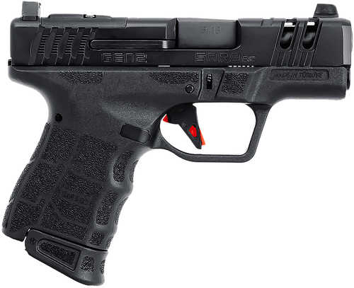 <span style="font-weight:bolder; ">SAR</span> USA SAR9 SC Gen2 Compact Semi-Automatic Pistol 9mm Luger 3.3" Barrel (2)-12Rd Magazines Black Polymer Finish