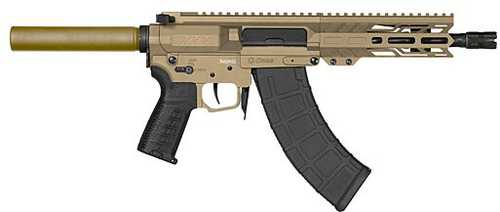 CMMG Banshee MK47 Semi-Automatic Pistol 7.62x39mm 8" Barrel (1)-30Rd Magazine Black Polymer Grips Coyote Tan Cerakote Finish