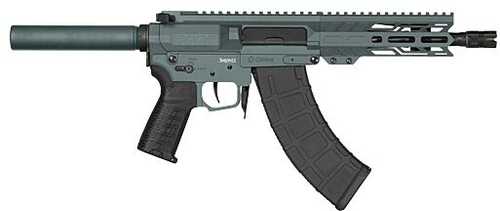CMMG Banshee MK47 Semi-Automatic Pistol 7.62x39mm 8" Barrel (1)-30Rd Magazine Black Polymer Grips Charcoal Green Cerakote Finish