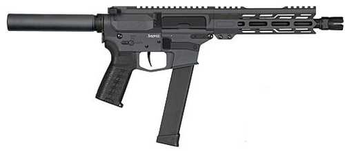 CMMG Banshee MK10 Semi-Automatic Pistol 10mm 8" Barrel (1)-30Rd Magazine Black Polymer Grips Sniper Gray Cerakote Finish