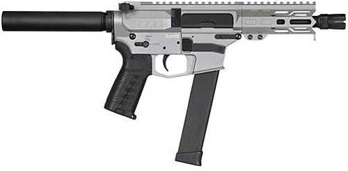 CMMG Banshee MKG Semi-Automatic Pistol 45 ACP 8" Barrel (1)-26Rd Magazine Black Polymer Grips Titanium Cerakote Finish