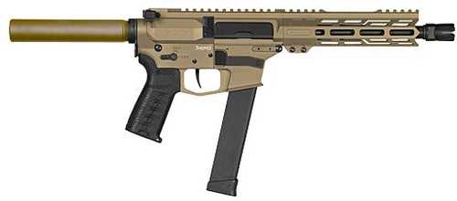 CMMG Banshee MKG Semi-Automatic Pistol 45 ACP 8" Barrel (1)-26Rd Magazine Black Polymer Grips Coyote Tan Cerakote Finish