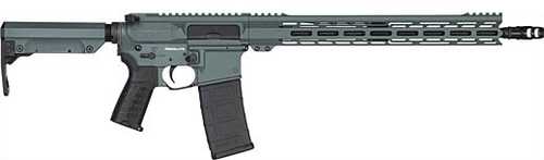 CMMG Resolute MK4 Semi-Automatic Rifle 5.56mm NATO 16.1" Barrel (1)-30Rd Magazine Synthetic Stock Charcoal Green Cerakote Finish