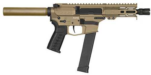 CMMG Banshee MKG Semi-Automatic Pistol 45 ACP 5" Barrel (1)-26Rd Magazine Black Polymer Grips Coyote Tan Cerakote Finish