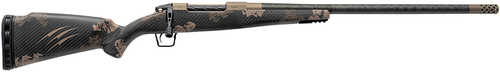 Fierce Firearms Carbon Rogue Bolt Action Rifle 280 Ackley 24" Barrel 3 Round Capacity Sonora Ambush Camouflage Carbon Fiber Stock Smoked Bronze Cerakote Finish