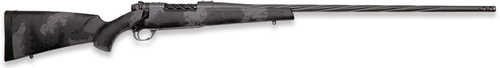 Weatherby Mark V Live Wild Bolt Action Rifle 6.5 Weatherby RPM 24" Barrel 4 Round Capacity Black With Gray Sponge Pattern Synthetic Stock Carbon Gray Cerakote Finish