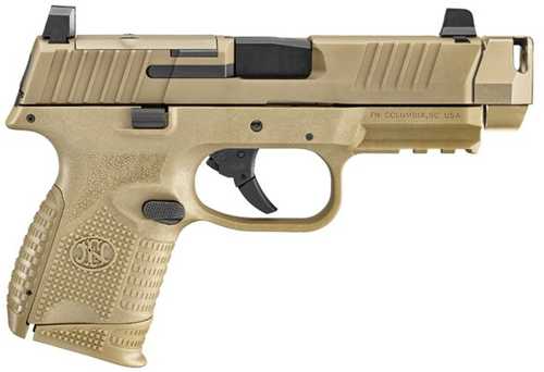 FN America FN 509M Semi-Automatic Pistol 9mm Luger 4.2" Barrel (1)-12Rd & (1)-15Rd Magazines Black Co-Witness Front & Rear Sights Flat Dark Earth Polymer Finish
