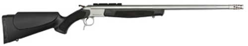 Used CVA Scout Single Shot Rifle 444 Marlin 25" Threaded Barrel 1 Round Capacity Scope Rail Black Synthetic Stock Stainless Steel Finish