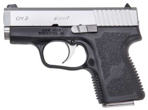 Kahr Arms Semi Auto Pistol CM9 9mm Luger 3.1" Barrel Night Sight Polymer Frame Stainless Steel Finish 6 Rounds