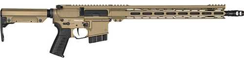 CMMG Resolute MK4 Semi-Automatic Rifle 6mm ARC 16.1" Barrel (1)-10Rd Magazine Ambidextrous Controls Synthetic Stock Coyote Tan Cerakote Finish