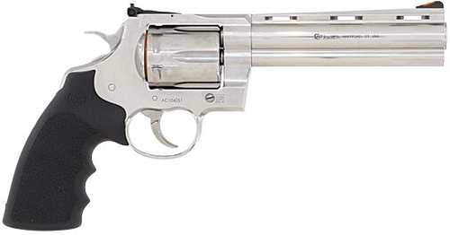 Colt Anaconda Double/Single Action Revolver 44 Remington Magnum 6" Barrel 6 Round Capacity Adjustable Sights Black Hogue Grips Stainless Steel Finish