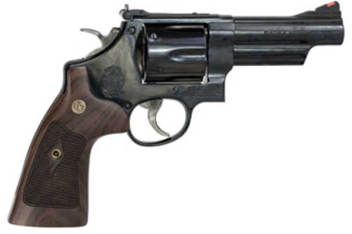Used Smith & Wesson Model 29 Classic Double Action Revolver 44 Remington Magnum 4" Barrel 6 Round Capacity Adjustable Sights Wood Grips Blued Finish