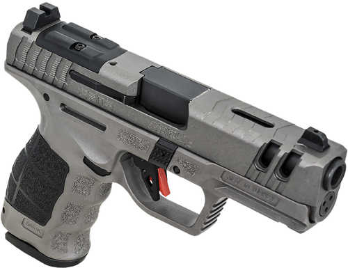 SAR USA SAR9 C Gen3 Compact Semi-Automatic Pistol 9mm Luger 4" Barrel (1)-10Rd & (1)-15Rd Magazines Steel Slide Platinum Gray Polymer Finish