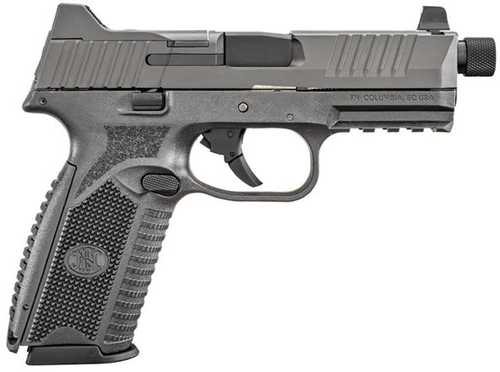 FN America FN 509 Tactical Semi-Automatic Pistol 9mm Luger 4.5" Barrel (5)-10Rd Magazines Suppressor Height Night Sights Gray Polymer Finish