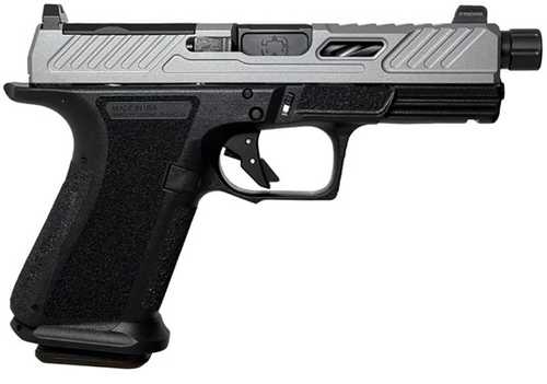 Shadow Systems MR920 Elite Semi-Automatic Pistol 9mm Luger 4.5" Barrel (2)-15Rd Magazines Optics Ready Elite Silver Slide Black Polymer Finish